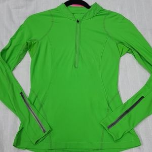 Lululemon size 6 lime shirt